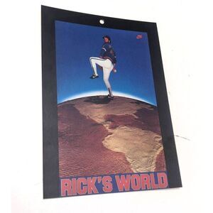 1983-1985 Nike Poster Card 5X7 Rick's‎ World Rick Sutcliffe Chicago Cubs MLB